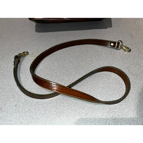 Paco Bolsos Beautiful Brown Leather Bag 10" - Picture 3 of 15